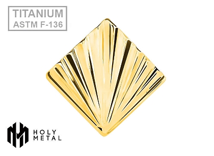 Накрутка Romb Ribbed Gold 1.2 мм